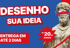 Eu vou desenhar sua ideia de forma profissional