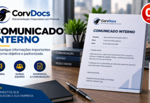 Eu vou criar seu comunicado interno profissional