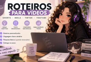 Eu vou criar um roteiro para seu vídeo ou rede social