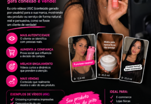 Eu vou Fazer seus vídeos ugc