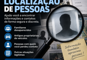 Eu vou Faço buscas e localização de pessoas