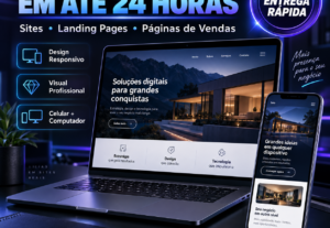 Eu vou seu site ou landing page profissional