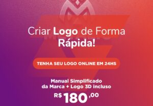 Eu vou Criar uma Logo Profissional em até 24 Horas + Logo 3D