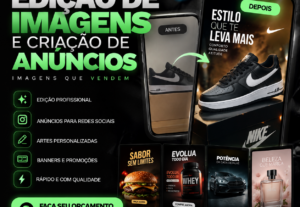 Eu vou criar/editar um auncio/imagem do seu produto