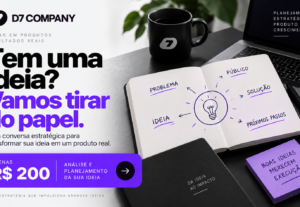 Eu vou transformar sua ideia em um produto digital