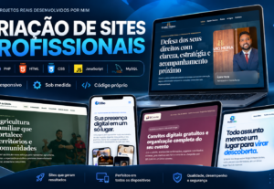 Eu vou criar um site profissional sob medida em PHP e MySQL