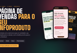Eu vou sua página de vendas profissional