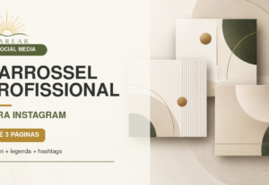 Eu vou criar um carrossel profissional para Instagram