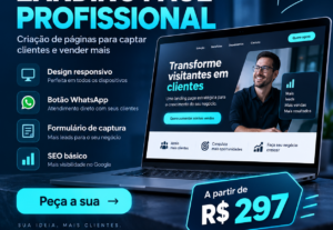 Eu vou criar uma Landing Page profissional e responsiva