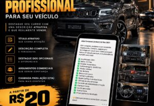 Eu vou cria um anuncio profissional para vender seu veiculo