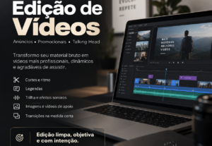 Eu vou editar o seu vídeo.