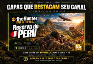 Eu vou criar capas, thumbnails e banners para seu canal