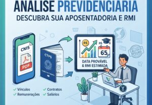 Eu vou fazer a análise da sua aposentadoria