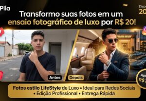 Eu vou editar cinco fotos suas