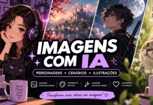 Eu vou criar imagens personalizadas com IA