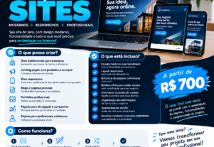 Eu vou Criação de Sites Modernos e Profissionais