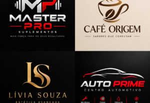 Eu vou Faze logotipos para sua empresa