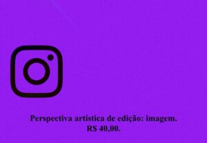 Eu vou ser editor de imagem.
