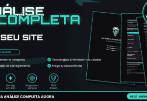 Eu vou analisar seu site ou espionar qualquer concorrente.