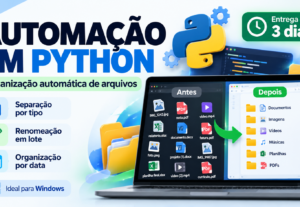 Eu vou automatizar a organização dos seus arquivos com Pytho...