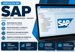 Eu vou automatizar tarefas e rotinas no SAP