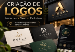 Eu vou criar uma logo moderna, clean e exclusiva