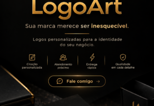 Eu vou criar sua logo e fazer sua marca ser inesquecível