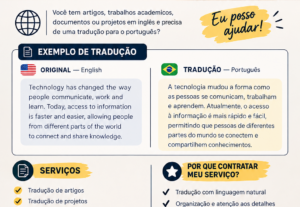 Eu vou Traduzir e editar com qualidade dos seus projetos.