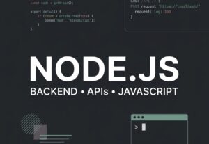 Eu vou corrigir bugs e fazer alterações em Node.js