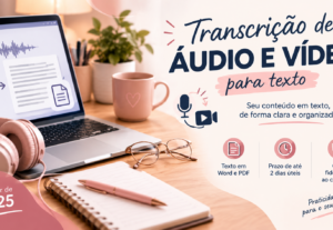 Eu vou transcrever seu áudio ou vídeo para texto em portuguê...