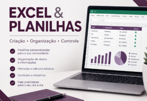 Eu vou Vou criar ou organizar sua planilha no Excel