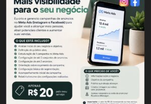 Eu vou Faço gestão de tráfego pago para aumentar suas vendas