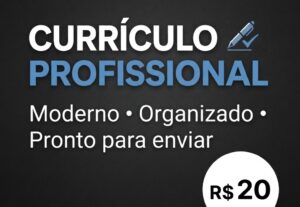 Eu vou criar seu currículo profissional e moderno.