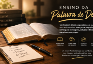 Eu vou compartilhar com você ensinos da Palavra de Deus