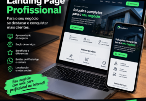 Eu vou Criar uma Landing Page Profissional para seu Negócio