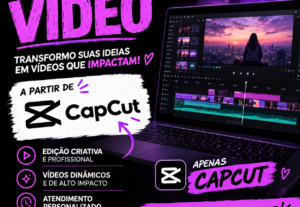 Eu vou editar vídeos para TikTok, Reels, Shorts e YouTube