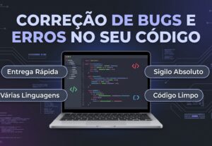 Eu vou corrigir um bug específico no seu site ou projeto