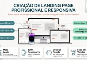 Eu vou criar sua Landing Page responsiva