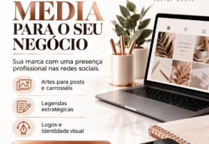 Eu vou criar designes, sou social media
