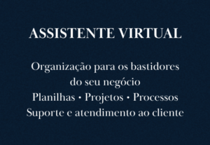 Eu vou organizar suas demandas como assistente virtual