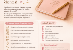 Eu vou Vou organizar seu atendimento e pós-venda