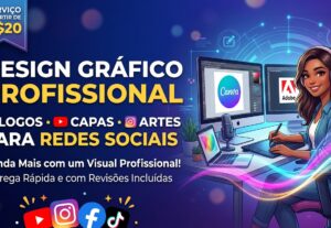 Eu vou criar Logos, Capas e Banners Profissionais