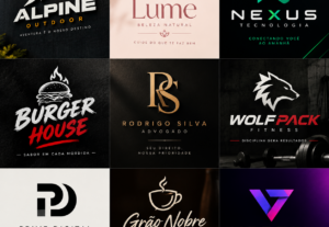 Eu vou Criar logotipos e identidade visual para sua empresa