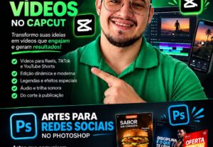 Eu vou transformar suas ideias em artes e vídeos de qualidad...