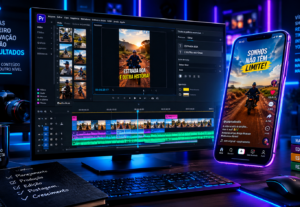 Eu vou editar vídeos para Reels, Shorts e TikTok