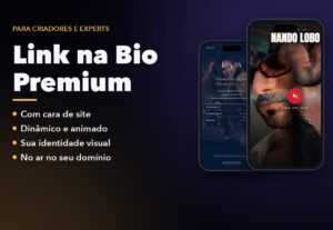 Eu vou criar seu link na bio premium e dinâmico estilo site