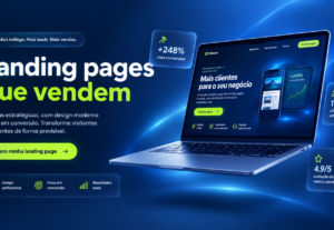 Eu vou criar a landing page que converte por você.