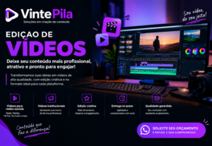 Eu vou Edição de Vídeos para Redes Sociais