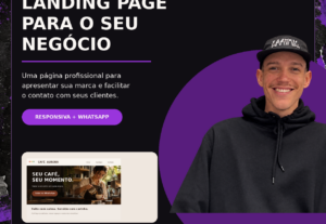 Eu vou criar uma landing page responsiva para seu negócio