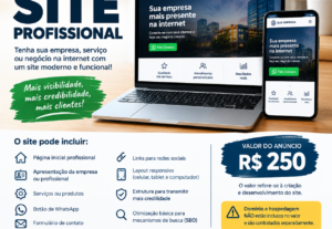 Eu vou Criar um site profissional completo